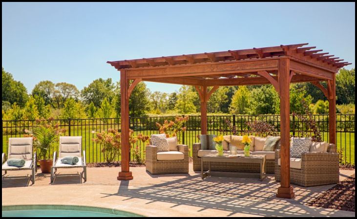 Classic Wooden Pergola