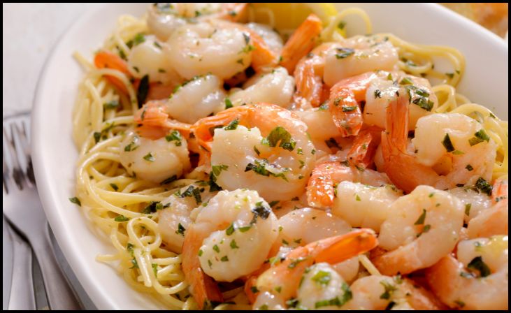 Lemon Herb Shrimp Scampi