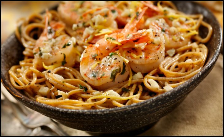 Mediterranean Shrimp Scampi