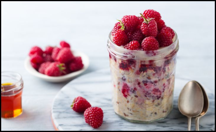 Raspberry Lemon Overnight Oats